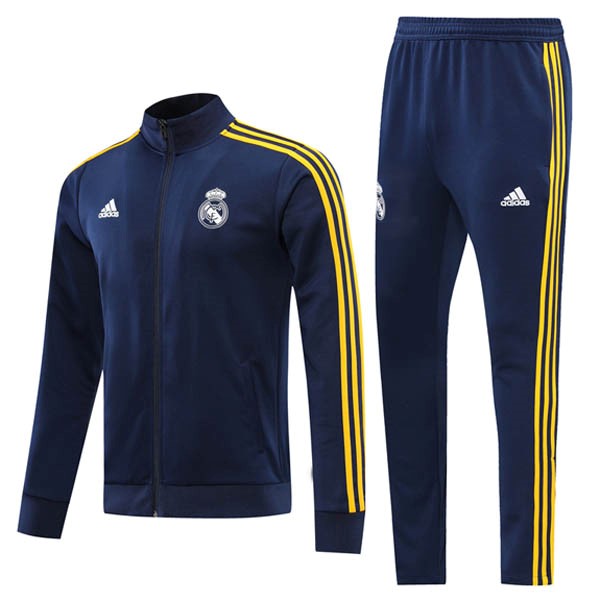 Survetement Football Real Madrid 2021-22 Bleu Jaune